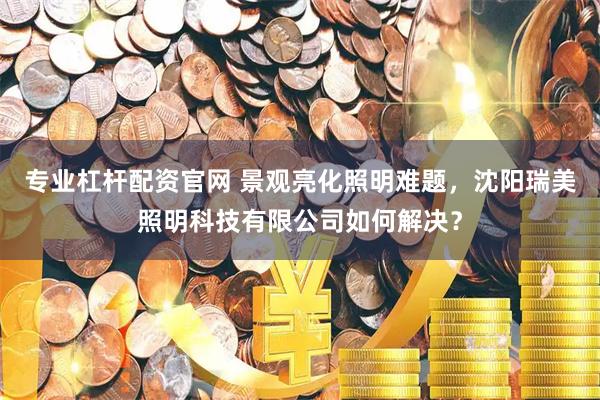 专业杠杆配资官网 景观亮化照明难题，沈阳瑞美照明科技有限公司如何解决？